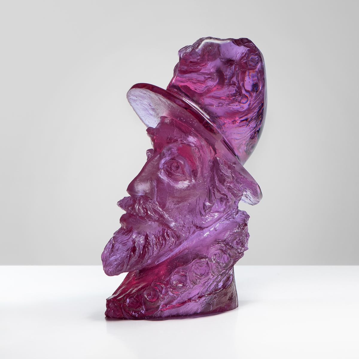 Don Quixote glass sculpture